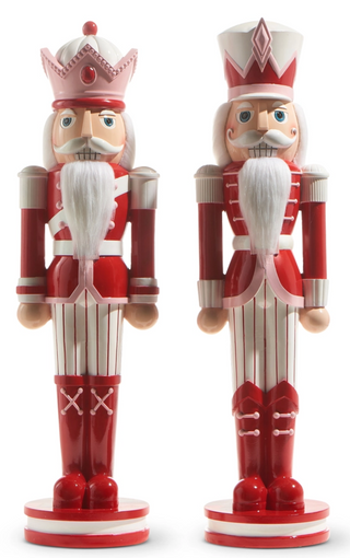 23.75" Peppermint Nutcracker