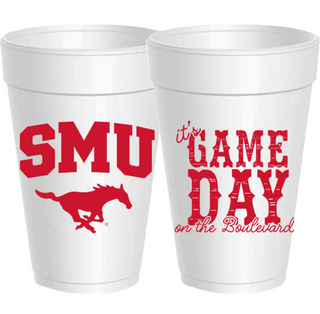 SMU - Gameday on the Boulevard Styro Cups