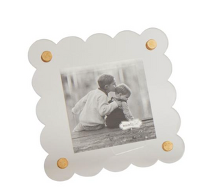 Square Scallop Acrylic Frame
