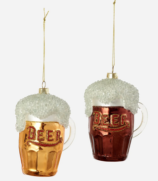 Frothy Beer Ornament