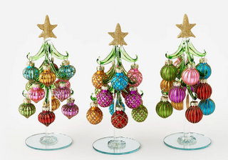 Handmade Glass Tree with Balls