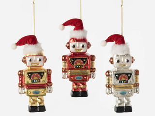 Santa Robot Ornament