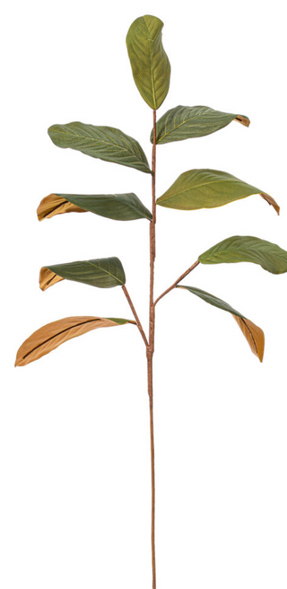30" Artificial Green Magnolia Spray