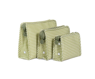 TRVL - Roadie Rodeo Check Cactus Zipper Pouch