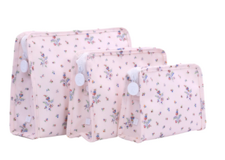 TRVL - Roadie Fleurie Zipper Pouch - Multiple Sizes