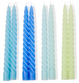 Twist and Glow Twist Taper Candles