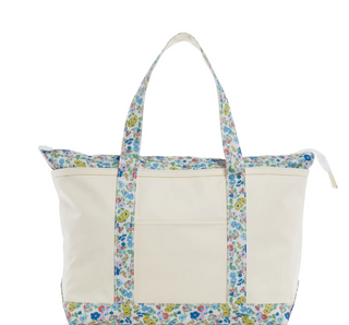 TRVL Medium Tote Posies Trim