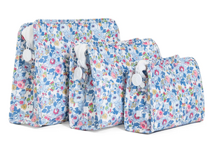 TRVL - Roadie Bridgehampton Floral Zipper Pouch 3 sizes