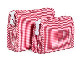 TRVL Red Gingham Roadie - Small