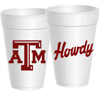 Texas A&M - Howdy Styrofoam Cup