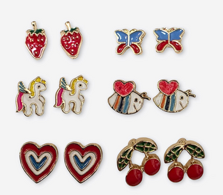 Sweet Belle Enamel Stud Earrings