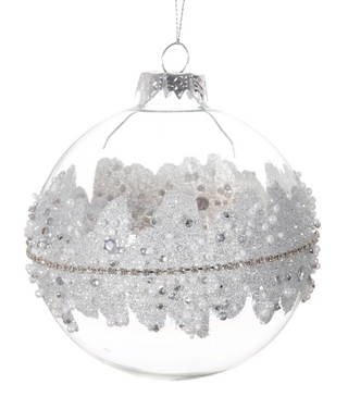 Jim Marvin Glitter Ball - Iridescent Silver