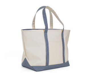 TRVL - Maxi Tote Navy Gingham