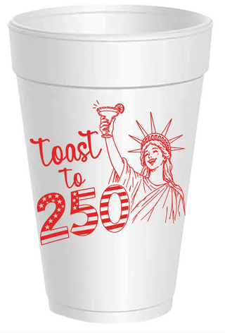 Toast to 250 Styrofoam Cups