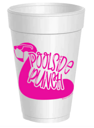 Poolside Punch Styrofoam Cups