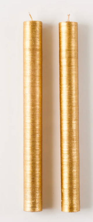 Goldleaf Taper Candle