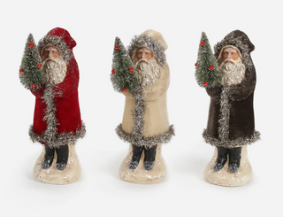 Velvet Belsnickle Santa - 8.25 in