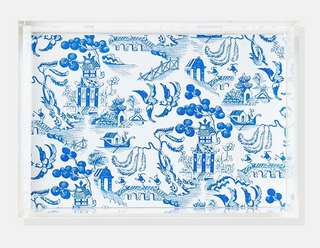 Chinoiserie Print Small Tray