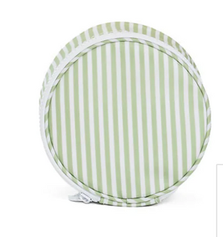 TRVL - Roundup Pimlico Stripe Sage Jewelry Case