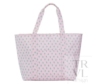 TRVL - XL Jumbo PETITE FLEUR PINK Tote