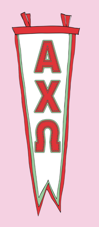 Sorority Heritage Pennant Flag
