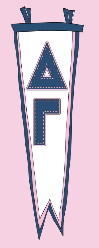 Sorority Heritage Pennant Flag
