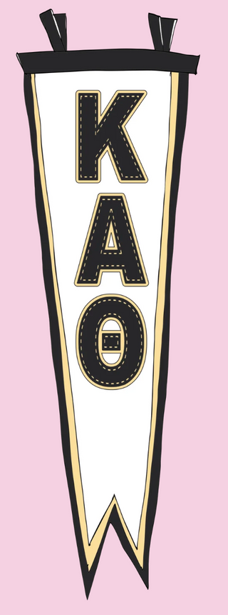 Sorority Heritage Pennant Flag