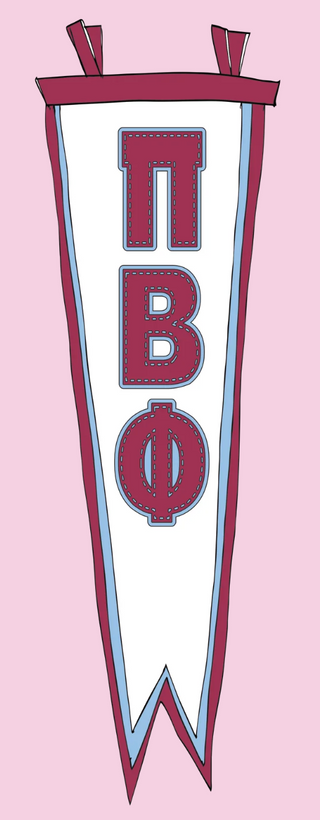 Sorority Heritage Pennant Flag