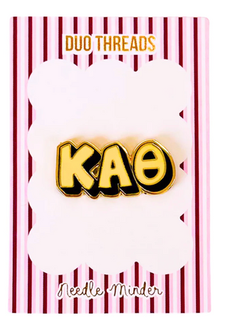 Sorority Bubble Letter Needle Minder