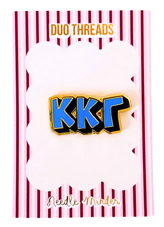 Sorority Bubble Letter Needle Minder