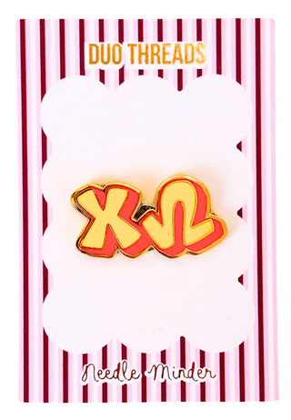 Sorority Bubble Letter Needle Minder