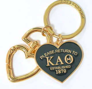 Please Return Sorority Keychain
