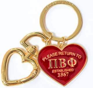 Please Return Sorority Keychain