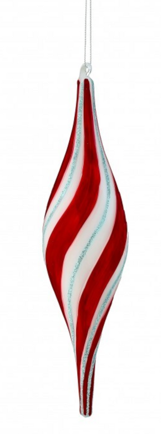 PEPPERMINT FINIAL ORNAMENT