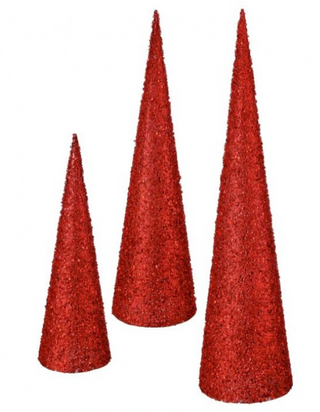 SEQUIN/BEAD CONE TREE