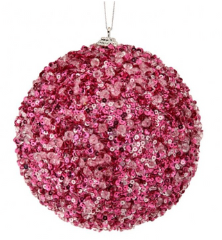 SEQUIN BALL ORNAMENT 5"