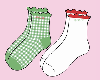 Gingham & Grace Sorority Sock Set