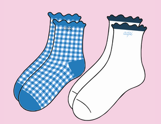 Gingham & Grace Sorority Sock Set