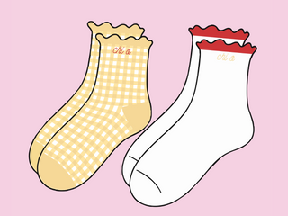 Gingham & Grace Sorority Sock Set