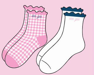 Gingham & Grace Sorority Sock Set