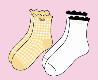 Gingham & Grace Sorority Sock Set