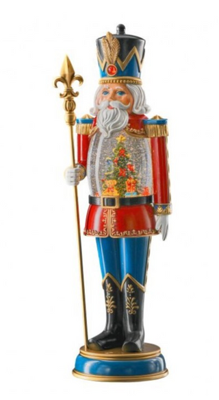 a toy soldier with a staff