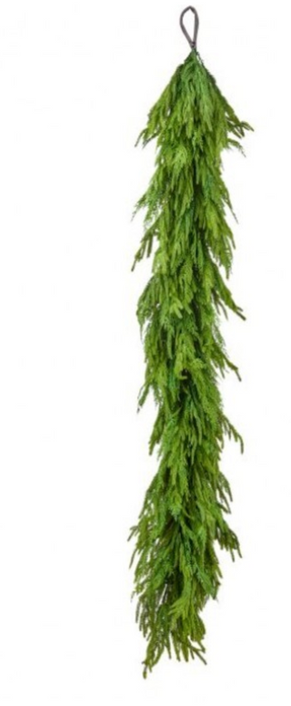 Real Touch Cedar Norfolk Pine Garland 72"