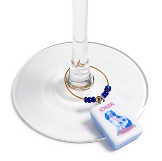 Mahjong Tile Wine Charms