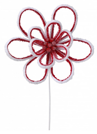 PEPPERMINT LOOP POINSETTIA STEM