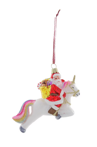 a christmas ornament on a string