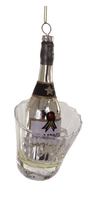 CHAMPAGNE ON ICE Ornament