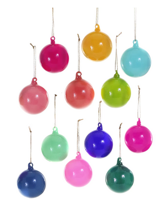 OPAQUE BAUBLES Box of Ornaments
