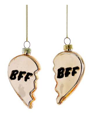 BFF HEART Ornament