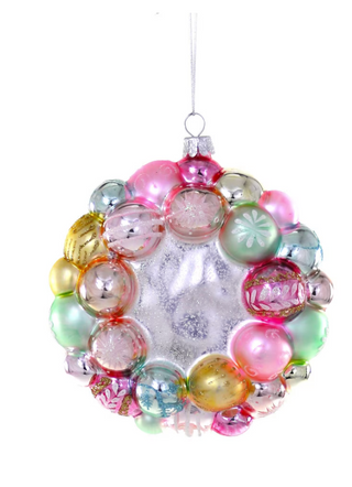 Pastel ORNAMENT WREATH Ornament